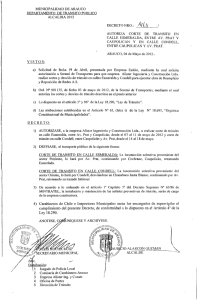 4) Carabineros de Chile e Inspectores Municipales serán los