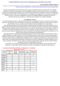 Unidades Didácticas de Instrucción: metodología alterna del trabajo