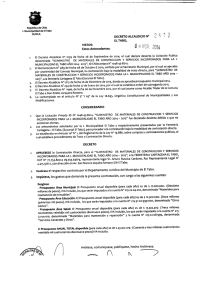 DECRETOALCALDICIO N&deg; &iquest;i - I. Municipalidad de El Tabo
