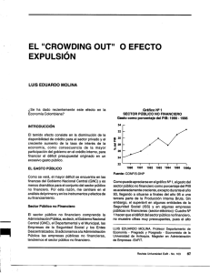 El Crowding Out o efecto de expulsión - Publicaciones