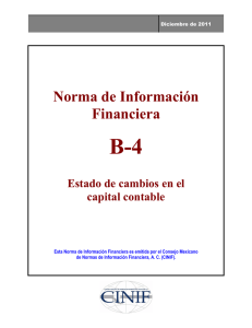 Norma de información financiera B-4
