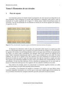 Tema I: Elementos de un circuito