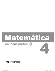 Matemática en todas partes 4
