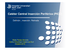 Catéter Central Inserción Periférica (PICC)