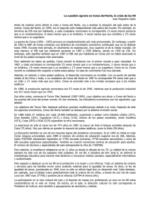 La cuestión agraria en Corea del Norte (crisis de los 90)