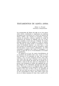 testamentos de santa anna