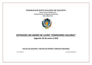 entidades sin animo de lucro “comisiones falleras”