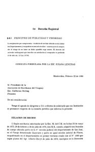 Derecho Registral - Asociación de Escribanos del Uruguay