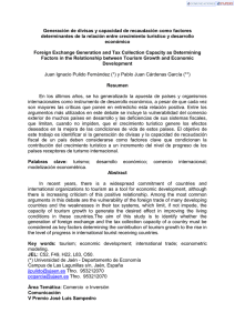 Generación de divisas y capacidad de recaudación como factores