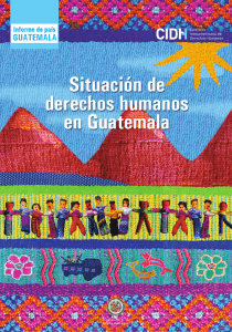 Situación de los derechos humanos en Guatemala
