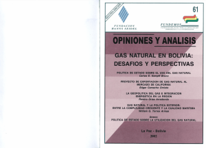 No. 61: Gas natural en Bolivia: Desafíos y - Hanns-Seidel