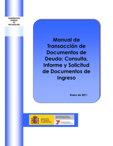 Manual de Transacción de Documentos de Deuda