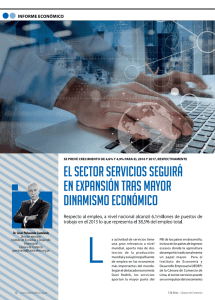 el sector servicios seguirá en expansión tras mayor dinamismo