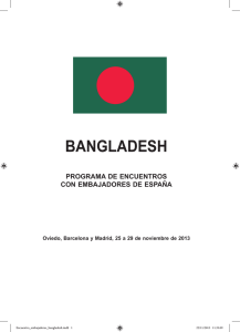 bangladesh - Ministerio de Asuntos Exteriores y de Cooperación