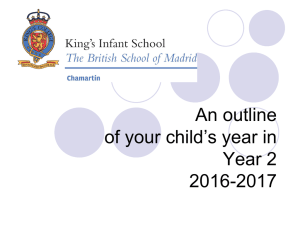 An outline of your child`s year in Year 2 2016-2017