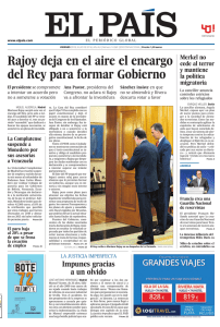 Rajoy deja en el aire el encargo del Rey para formar Gobierno