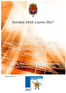 Actividades colectivos 2016-2017