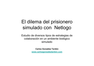 El dilema del prisionero simulado CarlosGonzalezTardon