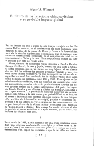El futuro de las relaciones chino-soviéticas y su probable impacto
