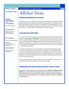 All-Star News - Anderson Elementary