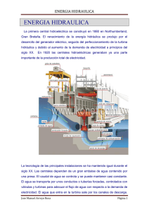 energia hidraulica - TEMARIOS FORMATIVOS PROFESIONALES