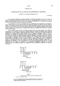 Simplificación de las señales de sincronismo en televisión