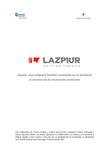 Lazpiur, una empresa familiar enraizada en el territorio al servicio