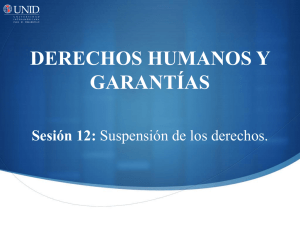 Suspensión de garantías. Análisis del artículo 29 Constitucional