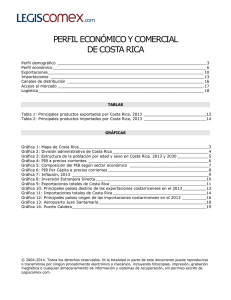 el perfil económico y comercial de Costa Rica completo