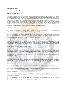 Decreto N&ordm; 0767/2016 - Aumento Salarial 2016