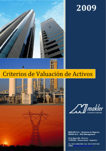 Criterios de Valuación de Activos