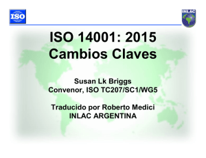 ISO 14001: 2015 Cambios Claves