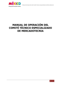 manual de operación del comité técnico especializado de