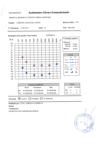 coronel león raúl sixto audiometría