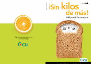 ¡Sin kilos de más!