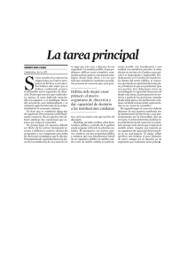 La tarea principal