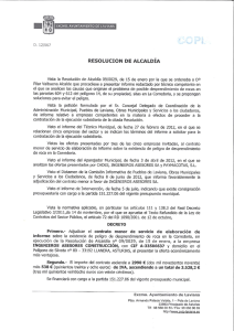 resolución de alcaldía - Ayuntamiento de Laviana