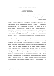 Políticos y escritores en América Latina