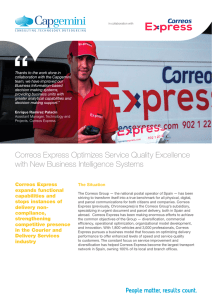 Correos Express Optimizes Service Quality Excellence with New