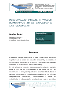 DESIGUALDAD FISCAL Y VACIOS NORMATIVOS EN EL