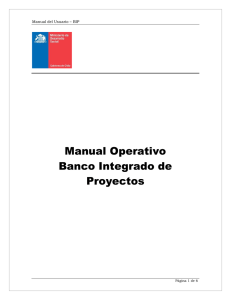 TMundo - Manual de Usuario - Banco Integrado Proyectos
