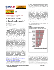 Confianza en los tribunales electorales