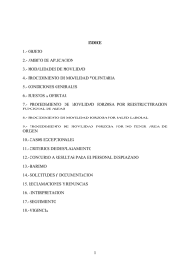 modalidades de movilidad 4.- procedimiento de movilidad