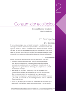 Consumidor ecológico - Tecnológico de Monterrey