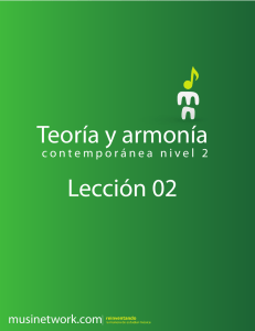 Teoría y armonía Lección 02