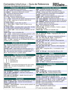 Comandos Unix/Linux – Guía de Referencia