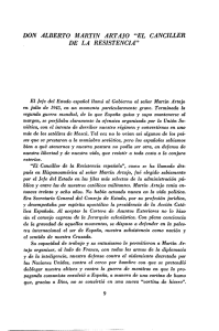 D. Alberto Martín Artajo, "El canciller de la Resistencia"