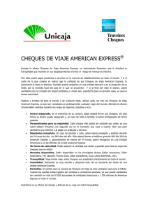cheques de viaje american express