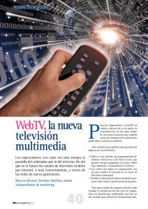 WebTV,la nueva televisión multimedia