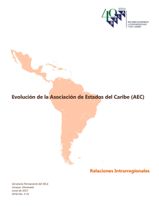 Evolución de la Asociación de Estados del Caribe (AEC)
